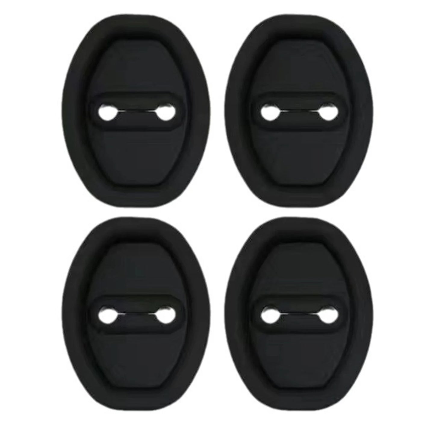 Silicone Door Lock Buckle Protector Car Dustproof Scratch-Resistance Cushion Pad Door Shock Absorber Cushion Silent Accessories