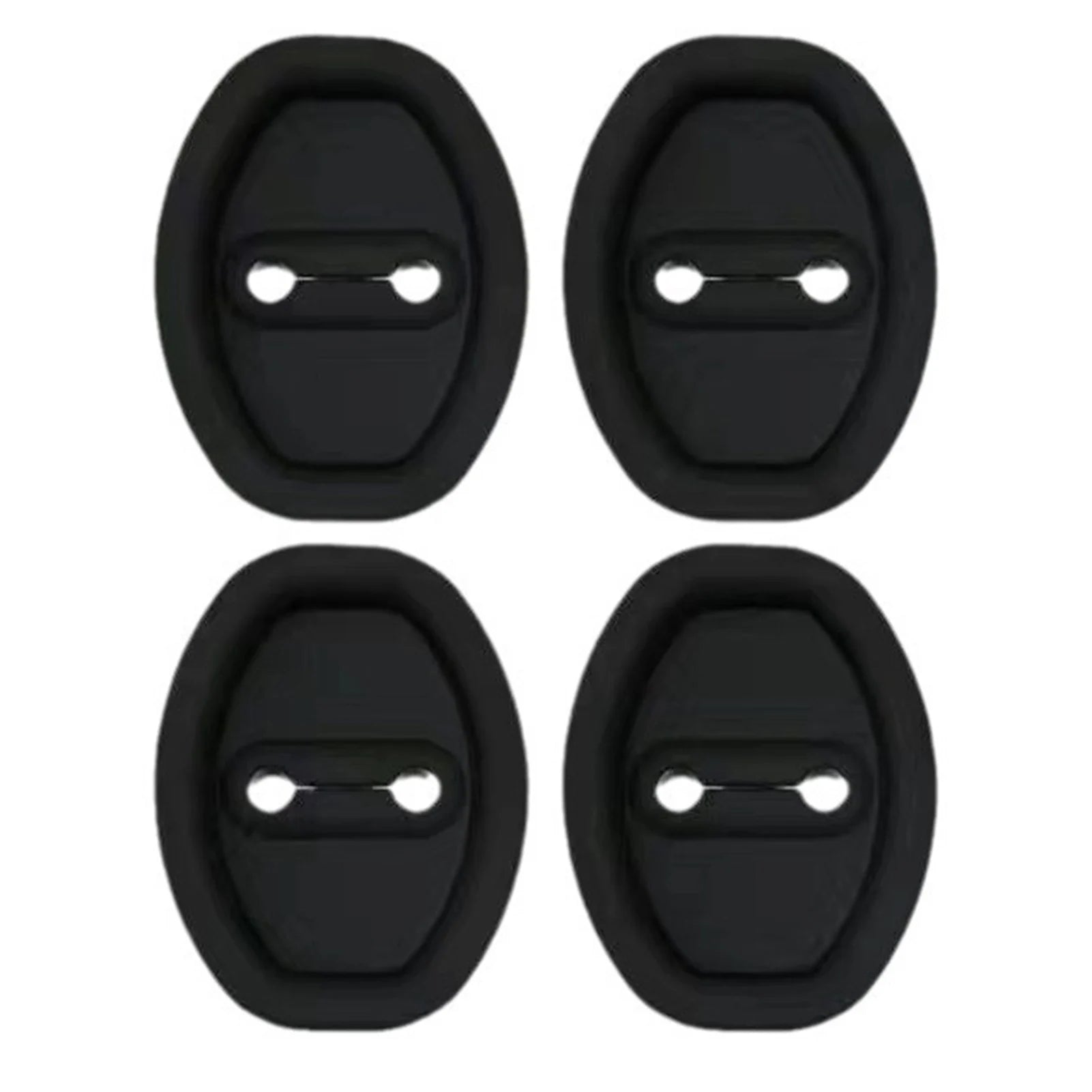 Silicone Door Lock Buckle Protector Car Dustproof Scratch-Resistance Cushion Pad Door Shock Absorber Cushion Silent Accessories